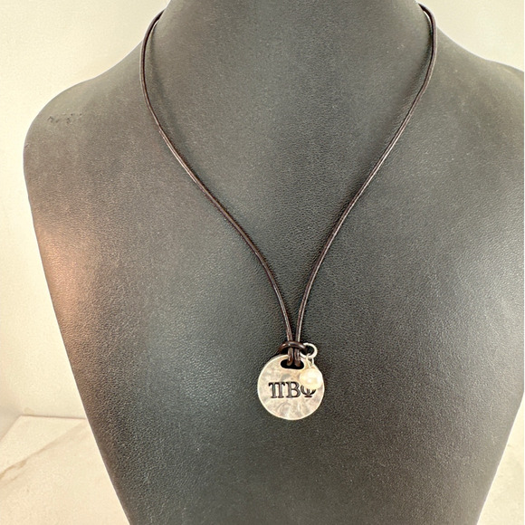 Pi Beta Phi leather choker New With Tags - Picture 3 of 6